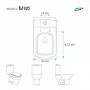 Ver imagem 5 de Assento Sanitario Poliester Misti Branco para vaso Icasa