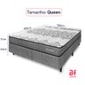 Cama Box Queen Ortopédico Firme Sleep Time  158x198x51 Bf Colchões - 5