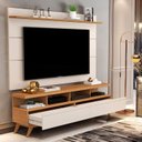 Ver imagem 5 de Rack com Painel para TV até 60 Polegadas MDF 160CMX194CM Pés em Madeira Maciça Vivare