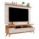 Ver imagem 2 de Rack com Painel para TV até 60 Polegadas MDF 160CMX194CM Pés em Madeira Maciça Vivare