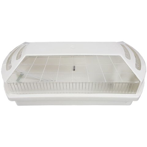 Arandela Luminária Oval Tartaruga Branca Slim para Led