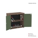 Ver imagem 6 de Armário para Escritório Baixo 2 Portas com Chave