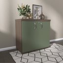 Ver imagem 2 de Armário para Escritório Baixo 2 Portas com Chave