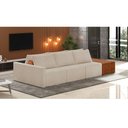 Ver imagem 6 de Sofá Ilha 3 Lugares Living 342cm Modulado Lary Linho K01 Cor Bege
