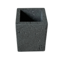 Ver imagem 1 de Porta Escova sem Tampa Travertino Nero Vintage 11x9cm