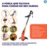 Aparador de Grama Elétrico Ap1500t Corte de 280mm 1500w 220v Rastelo Tramontina - 3