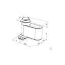Ver imagem 3 de Suporte de Esponja com Dosador de Sabão Abs e Inox 94532/045 Tramontina