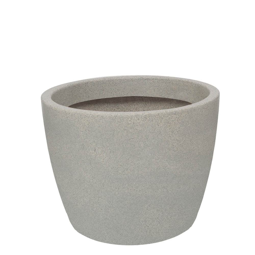 Vaso Malta Redondo 52 X 42 Cm Vasart 13 - Granito Pedra