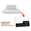 Ver imagem 7 de Jogo de Lençol Cama Box Solteiro 3 Peças Sultan Realce Premium 140 Fios Branco Conforto e Qualidade