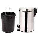 Ver imagem 4 de Kit Lixeira Pedal Inox 12l+ Escova Sanitaria-construmarcas