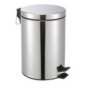 Ver imagem 1 de Kit Lixeira Pedal Inox 12l+ Escova Sanitaria-construmarcas