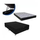 Ver imagem 4 de Cama Box Baú Casal Dreams Suede Preto + Colchão Casal Dreams Espuma D33 Com EPS 26x138x188