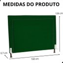 Ver imagem 6 de Cabeceira de Cama Box Estofada 160 Cm Queen Viviane Suede
