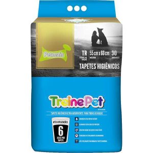 Kit com 2 Tapete Higiênico Cães Treinepet C/30 Unidades