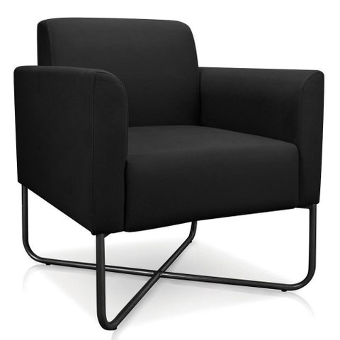 Poltrona Base Industrial X Preta Maressa S07 Preto