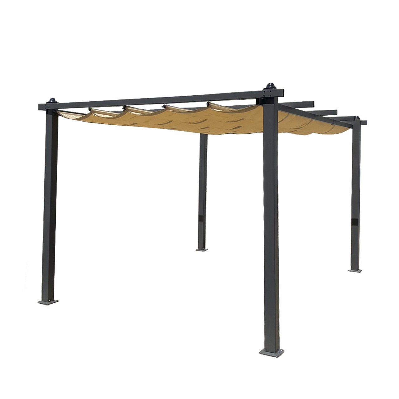 Gazebo Guarda Sol de Garagem 3x4 Bege Mikazza Home Grill - 1