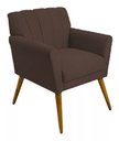 Ver imagem 2 de Kit 2 Poltronas Decorativa Cecília - Marrom