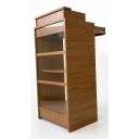 Ver imagem 1 de Balcão Caixa Vitrine Lojas e Comércios 100% Mdf Amadeirado Desmontado - Suprema Móveis