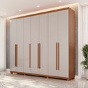 Ver imagem 4 de Guarda Roupa Istambul 7 Portas Benetil Cinamomo/off White