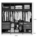 Ver imagem 2 de Guarda Roupa Istambul 7 Portas Benetil Cinamomo/off White
