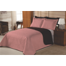 Cobre Leito Queen Dupla Face 3 Pçs Florença:rosa Velho - 1