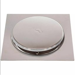 Ralo Inteligente Click 10cm Banheiro 10x10 Inox Cromado F901 Luuk Young - 1