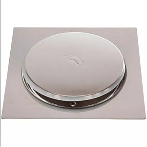 Ralo Inteligente Click 10cm Banheiro 10x10 Inox Cromado F901 Luuk Young