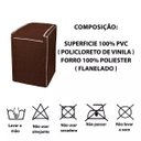 Ver imagem 3 de Capa Máquina de Lavar Zíper - MARROM - - Tam. P - Capa maquina lavar ziper - Todas 5kg a 9kg - PANAM
