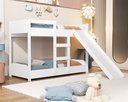 Ver imagem 1 de Beliche Infantil Com Grandes Escadas e Escorregador Segura:‎ Branco