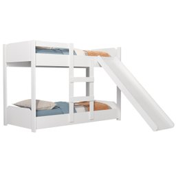 Beliche Infantil Com Grandes Escadas e Escorregador Segura:‎ Branco - 2