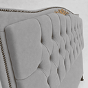 Ver imagem 3 de Cabeceira Greta 90cm Estofada Suede p/ Cama Solteiro Quarto