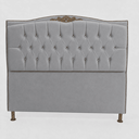 Ver imagem 2 de Cabeceira Greta 90cm Estofada Suede p/ Cama Solteiro Quarto