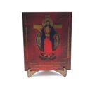 Ver imagem 1 de Mini Quadro Adorno Jesus Das Santas Chagas De Mesa e Parede MDF