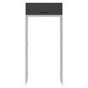 Ver imagem 6 de Porta-geladeira 103 Cm 1 Porta Basculante Branco/preto Agata Madesa