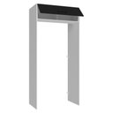 Ver imagem 7 de Porta-geladeira 103 Cm 1 Porta Basculante Branco/preto Agata Madesa