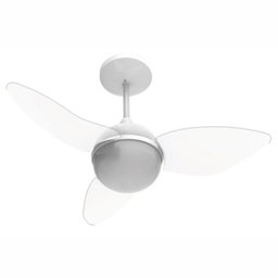 VENTILADOR DE TETO ALISEU SMART COM CONTROLE DE PAREDE - Cristal 127V - 1