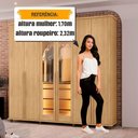 Ver imagem 6 de Guarda Roupa Casal Bélgica 5 Gavetas MDF MDP Cinamomo RV Móveis