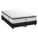 Ver imagem 1 de Cama Box Queen: Colchão Molas Ensacadas Herval Masterpocket Imperatore Gold C1655 Pillow Top + Base