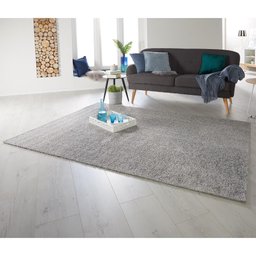 Tapete Sala 300x400 Alto Relevo Realce Liso 51 Cinza Prata - 1