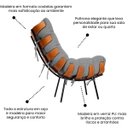 Ver imagem 7 de Poltrona Sala Estar Decorativa Costela de Adão com Puff Luxo: Poltrona Costela Linho Cinza