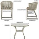 Ver imagem 2 de Mesa com 4 Cadeiras e Noronha Estofado 6 Trama Original Rami