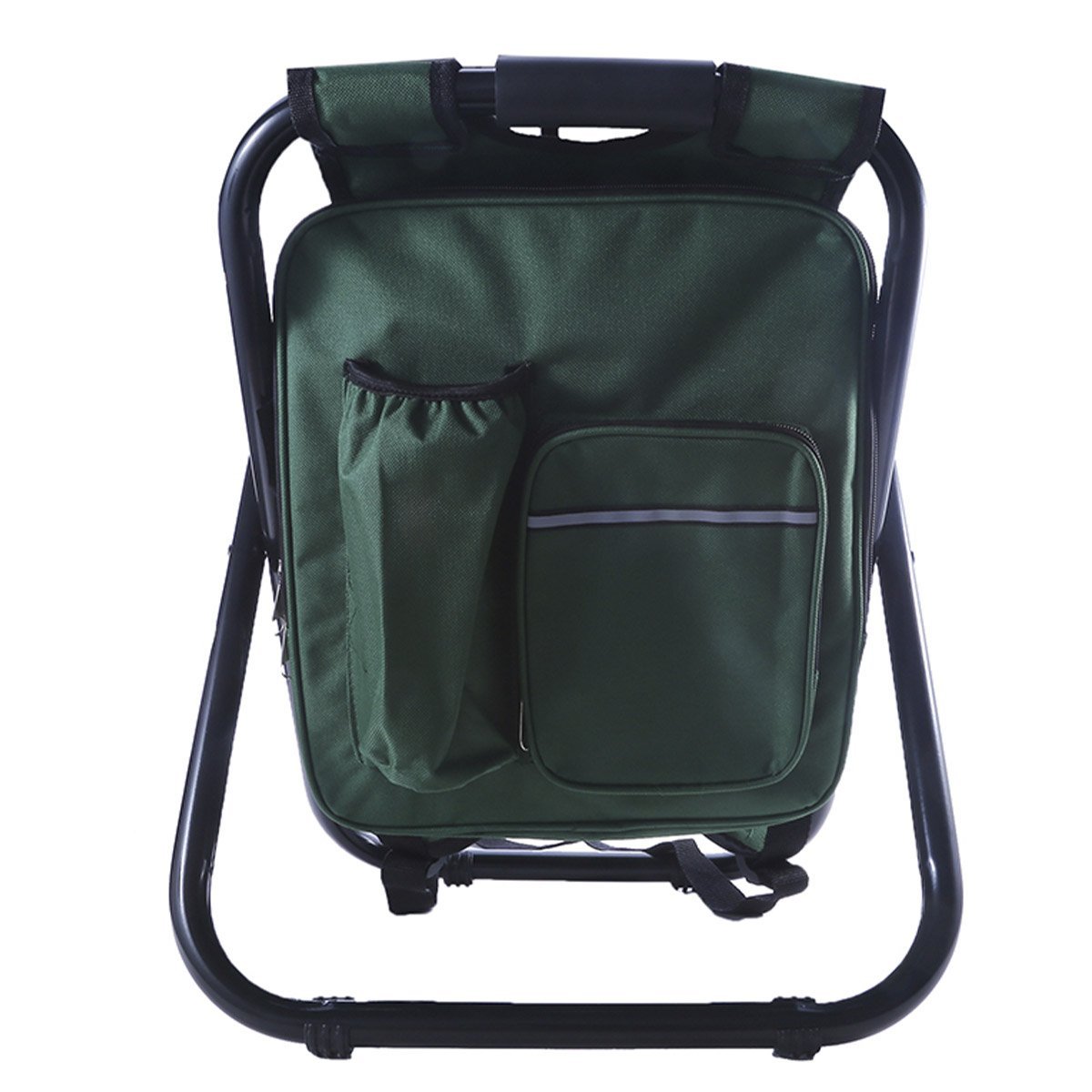 Cadeira Mochila Banco Banqueta Bolsa Semi Termica 2 Em 1 Portatil Fila Espera Pesca Camping Acampame - 10