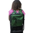 Ver imagem 3 de Cadeira Mochila Banco Banqueta Bolsa Semi Termica 2 em 1 Portatil Fila Espera Pesca Camping Acampame