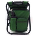 Ver imagem 5 de Cadeira Mochila Banco Banqueta Bolsa Semi Termica 2 em 1 Portatil Fila Espera Pesca Camping Acampame
