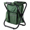 Ver imagem 7 de Cadeira Mochila Banco Banqueta Bolsa Semi Termica 2 em 1 Portatil Fila Espera Pesca Camping Acampame