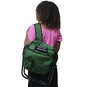 Ver imagem 2 de Cadeira Mochila Banco Banqueta Bolsa Semi Termica 2 em 1 Portatil Fila Espera Pesca Camping Acampame