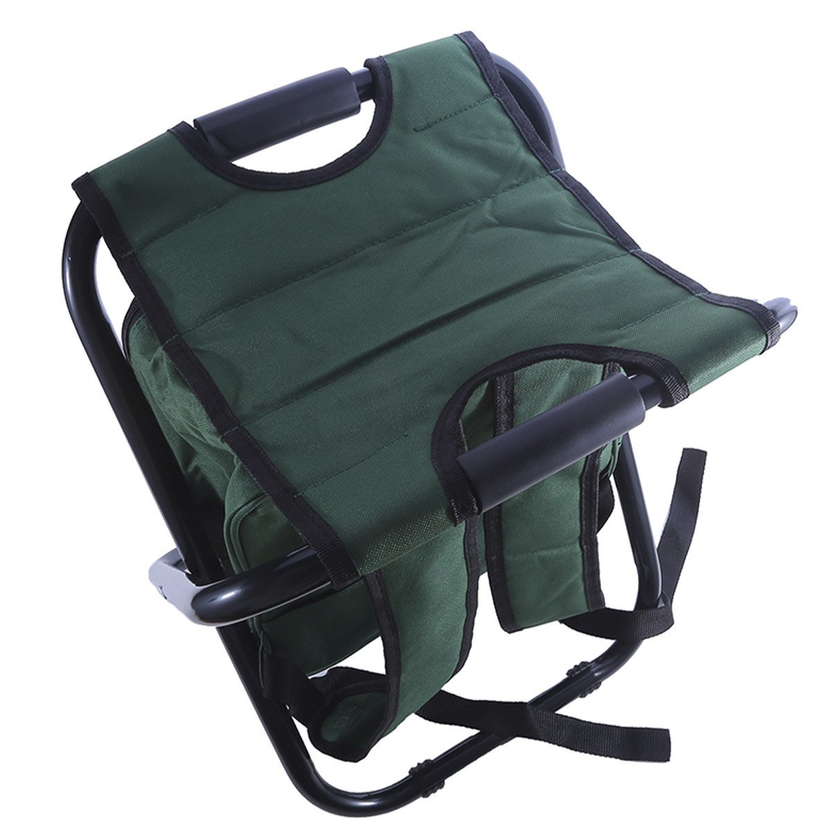Cadeira Mochila Banco Banqueta Bolsa Semi Termica 2 Em 1 Portatil Fila Espera Pesca Camping Acampame - 11
