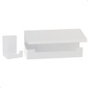 Ver imagem 4 de Kit de Acessórios para Banheiro Adesivo 7 Pcs Branco F.elg