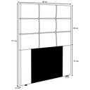 Ver imagem 4 de Cabeceira Cama Box Solteiro 90cm D10 Esmeralda Suede Marrom - Mpozenato