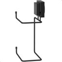 Ver imagem 5 de Porta Papel Higiênico com Ventosa Suporte Preto Cx.ac Arm